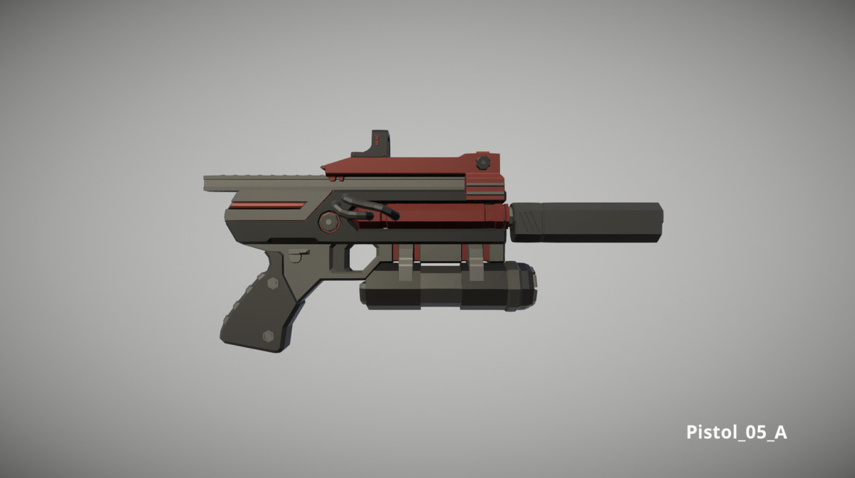 Cyberpunk Armory - Low Poly