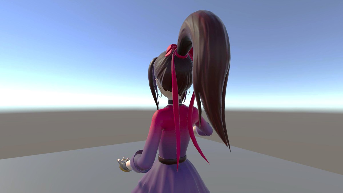 Longtail Girl - Stylized 3D Character