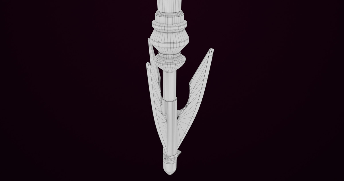 Fantasy Trident 07 URP HDRP Textures