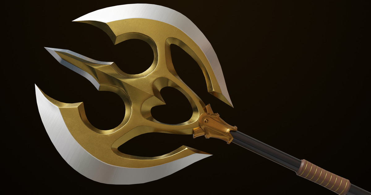 Battle Axe 06 Bronze URP HDRP Textures