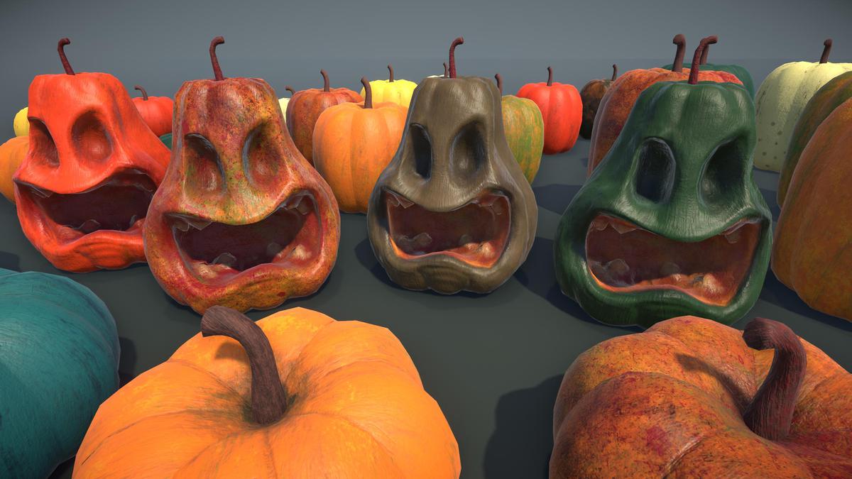 Halloween Pumpkins - Burnable Edition