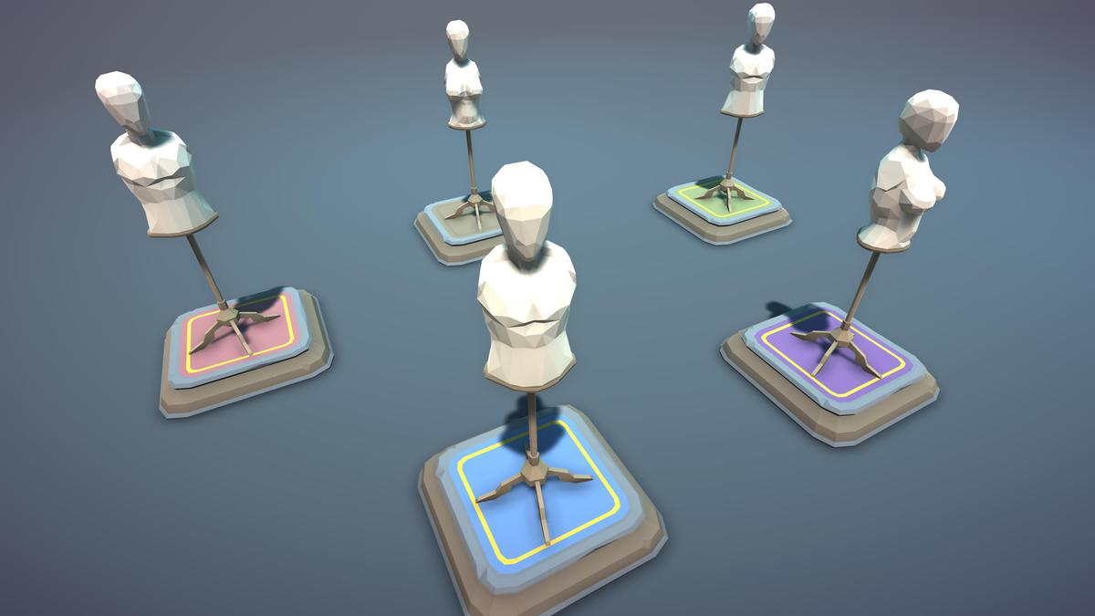 STYLIZED Fantasy Clothing Shop - Low Poly 3D Art