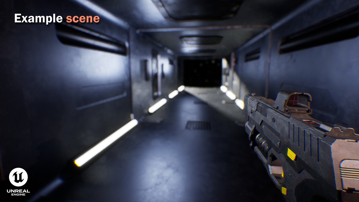 Sci-fi Weapon - Game Ready Pistol