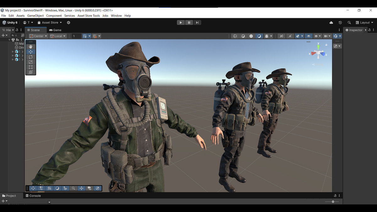 Post-Apocalyptic Sheriff Survivor modular