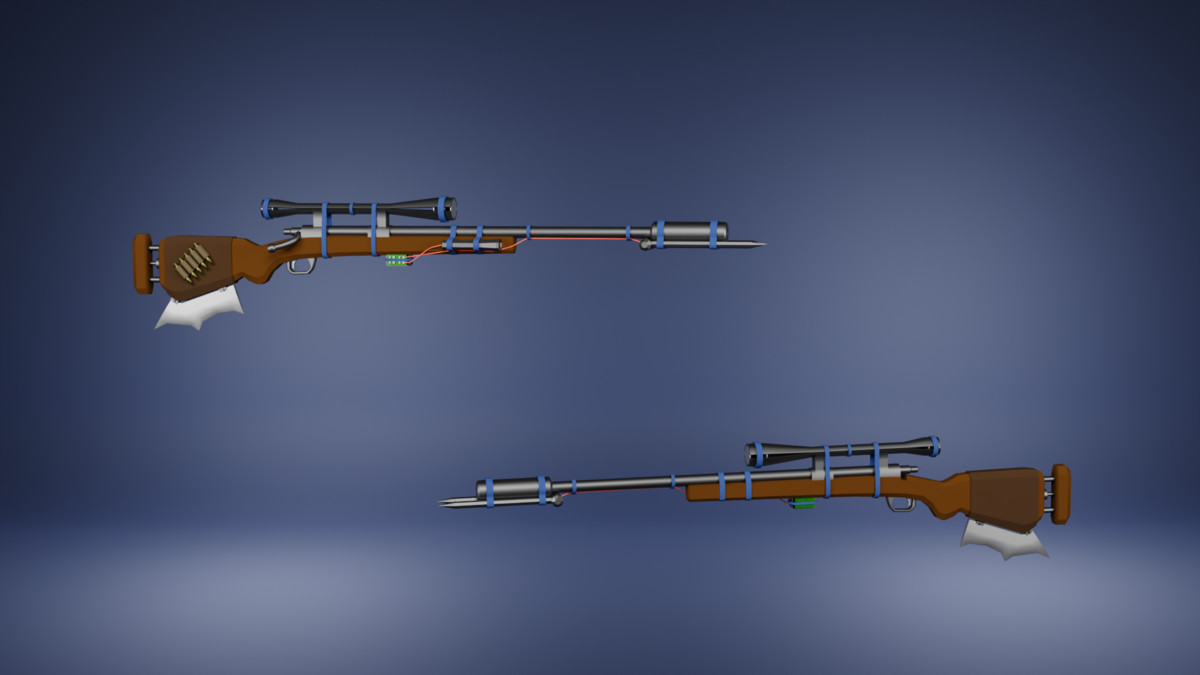 Apocaliptic low poly weapon pack
