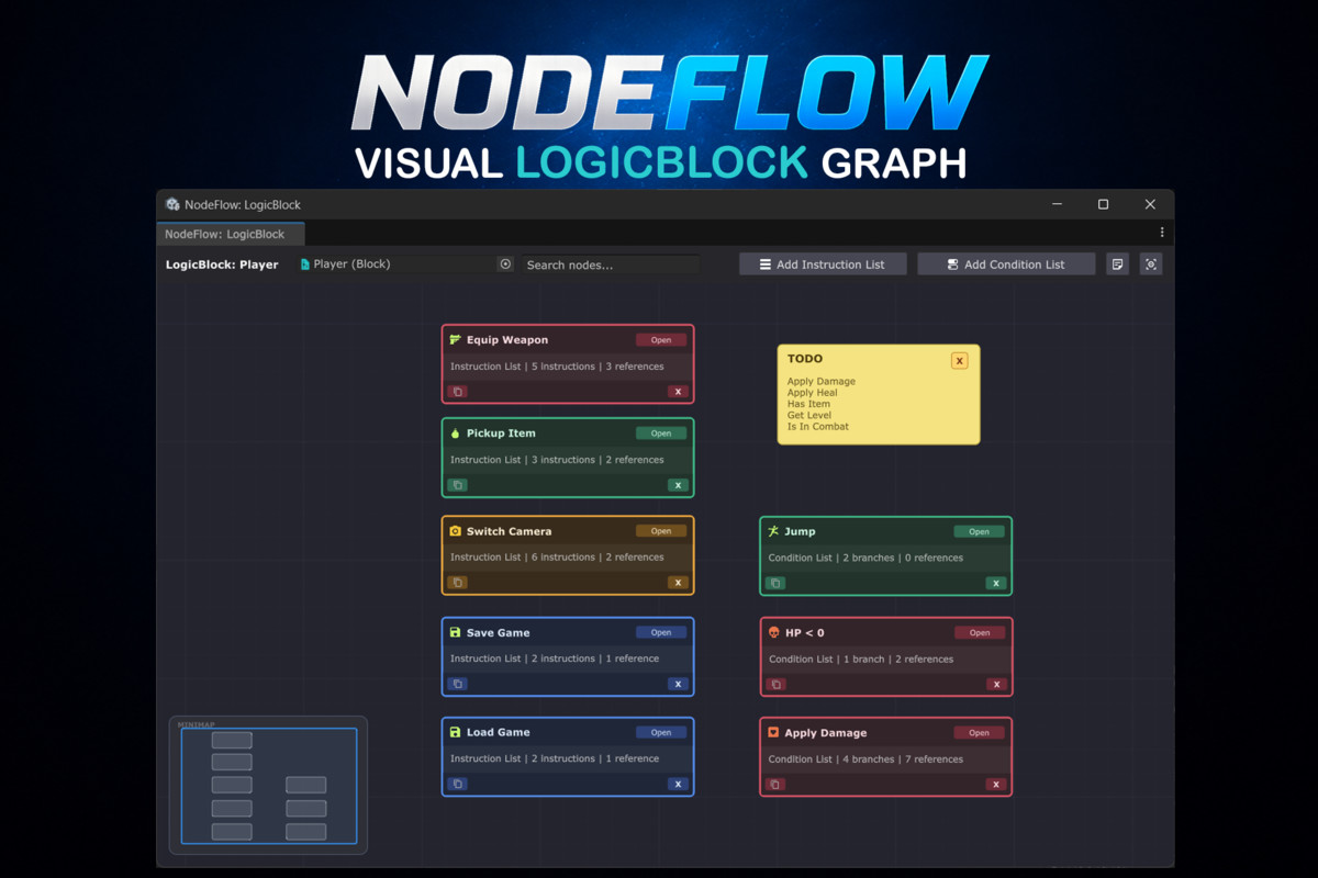 NodeFlow LogicBlock | Game Creator 2