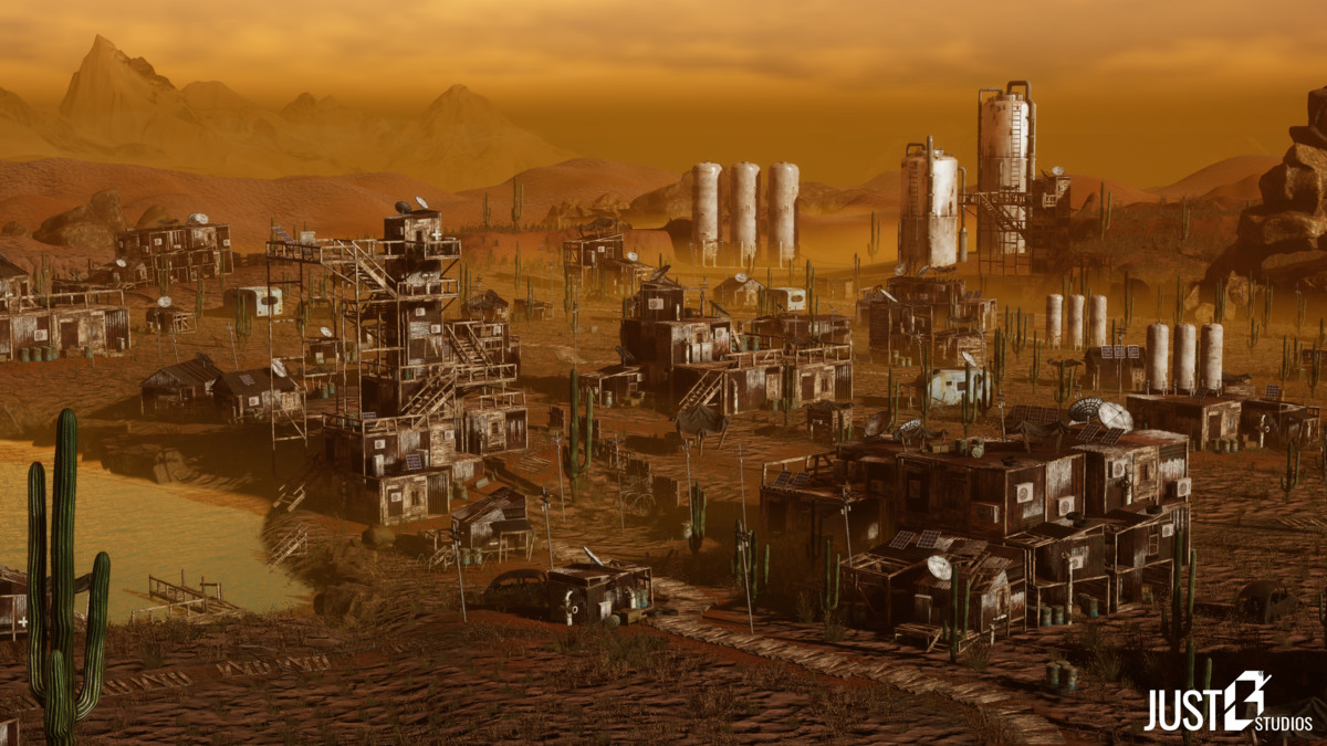Modular Post Apocalyptic Desert Environment (Desert City,Desert Village)