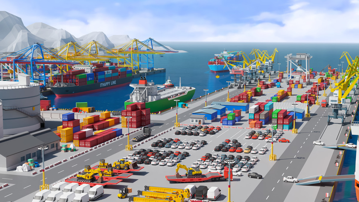 Port - Low Poly 3D Models Pack