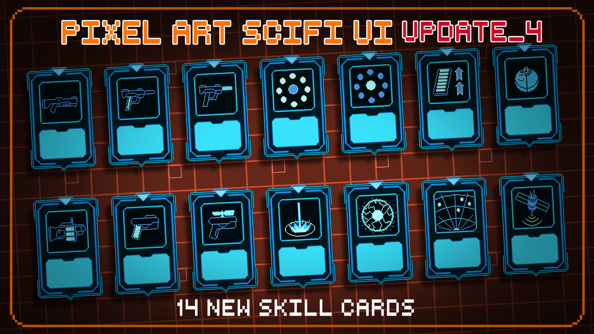 Pixel Art Sci-Fi UI