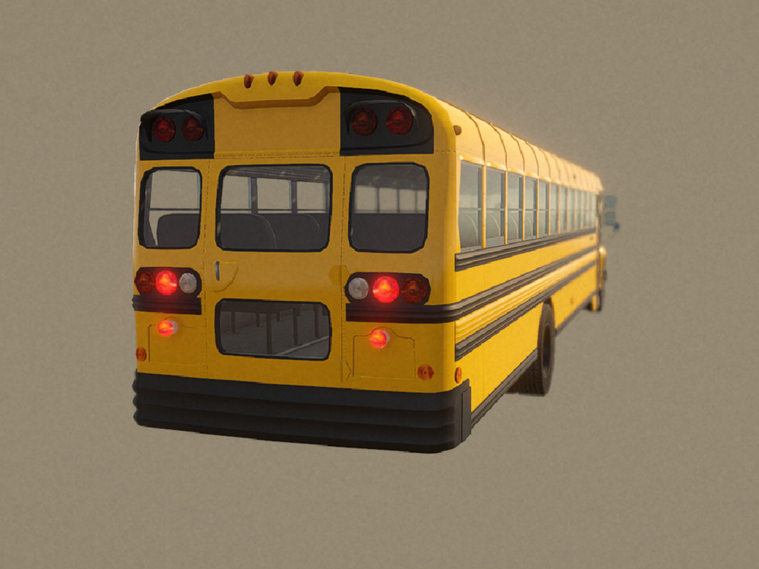 School Bus with LOD