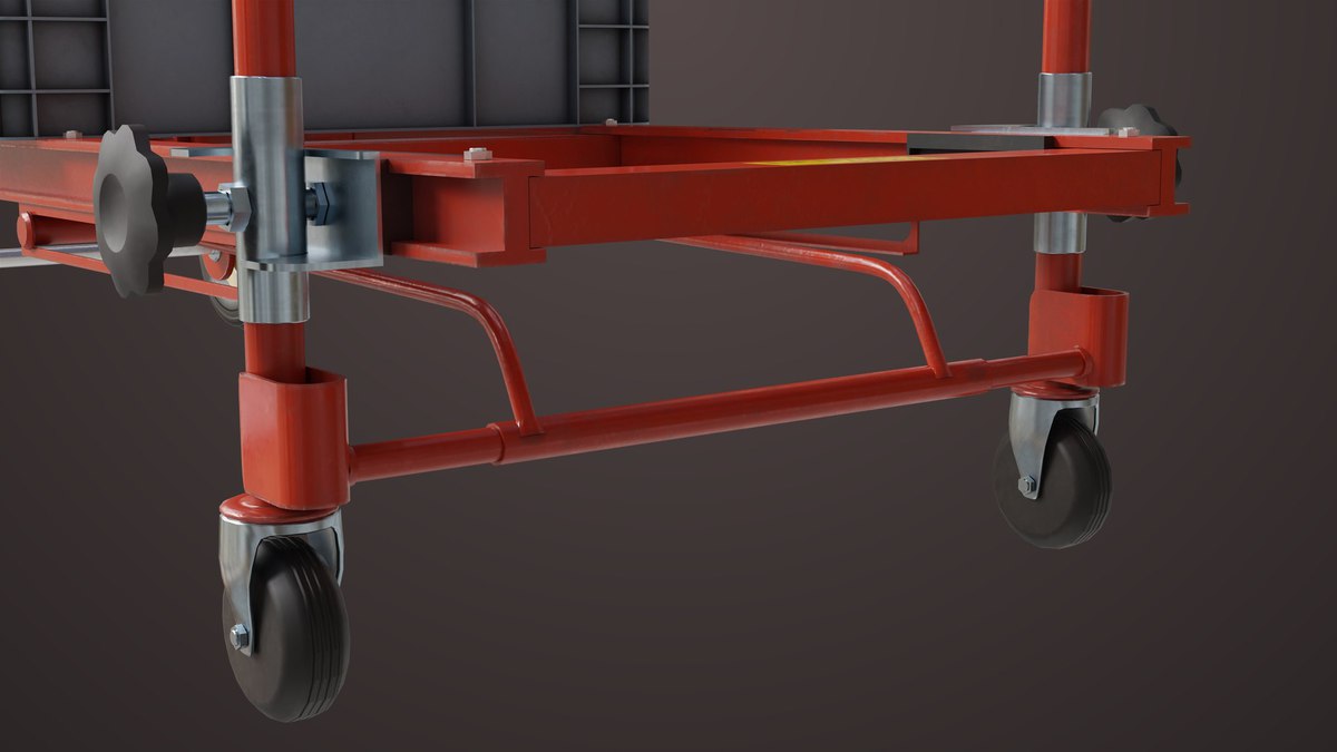 Convertible Hand Red Trucks URP HDRP Textures