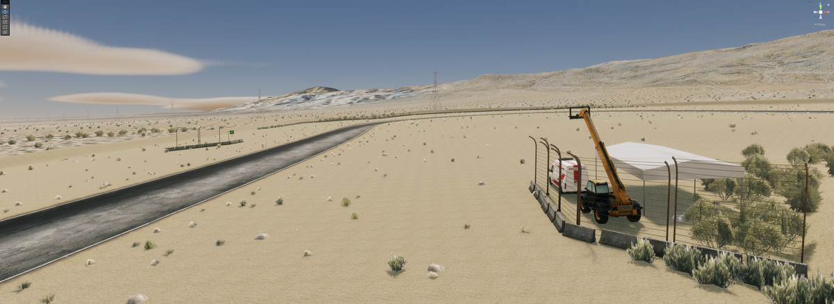 Realistic Race Track California