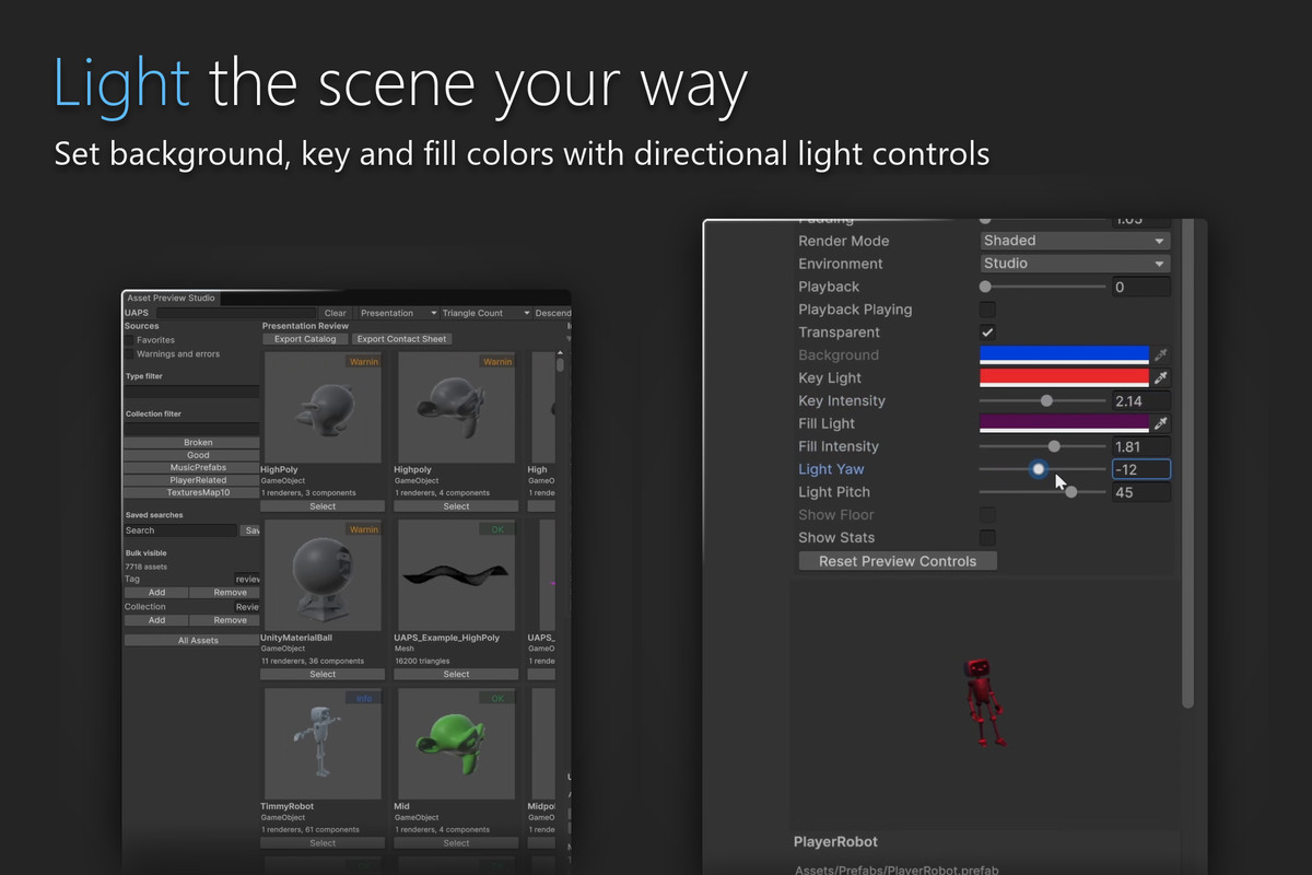 Universal Asset Preview Studio - Thumbnails, Catalogs & Asset QA
