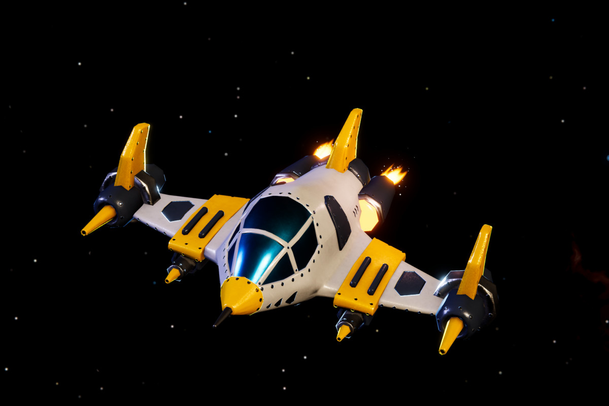 Stylized Spaceship Collection (4 Ships)
