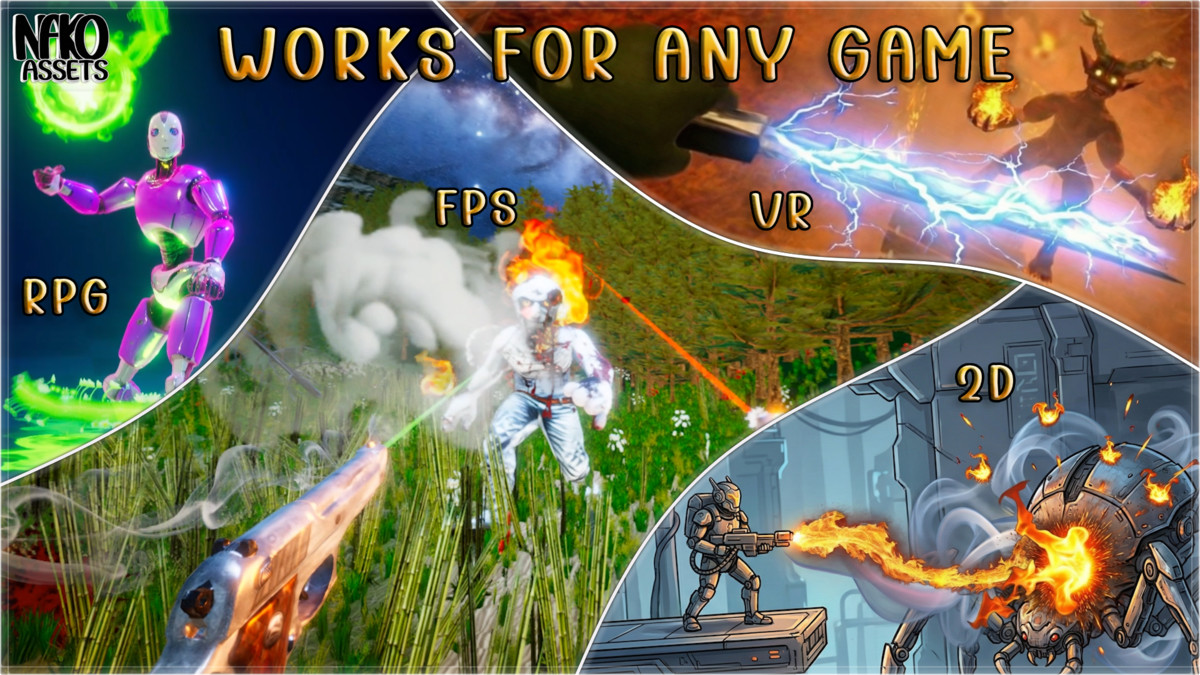 HQ Flipbook VFX (256+ Effects) | Magic, Fire, RPG | URP/HDRP/BIRP