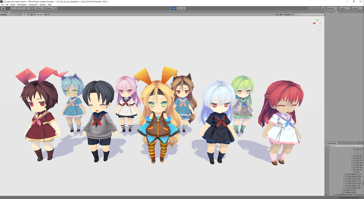 Official Thema - SD Unity-chan Haon Custom