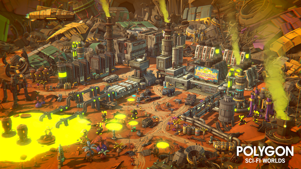 Value Bundle – POLYGON Sci-Fi Worlds, Swamp Marshland & Sci-Fi Outpost Map