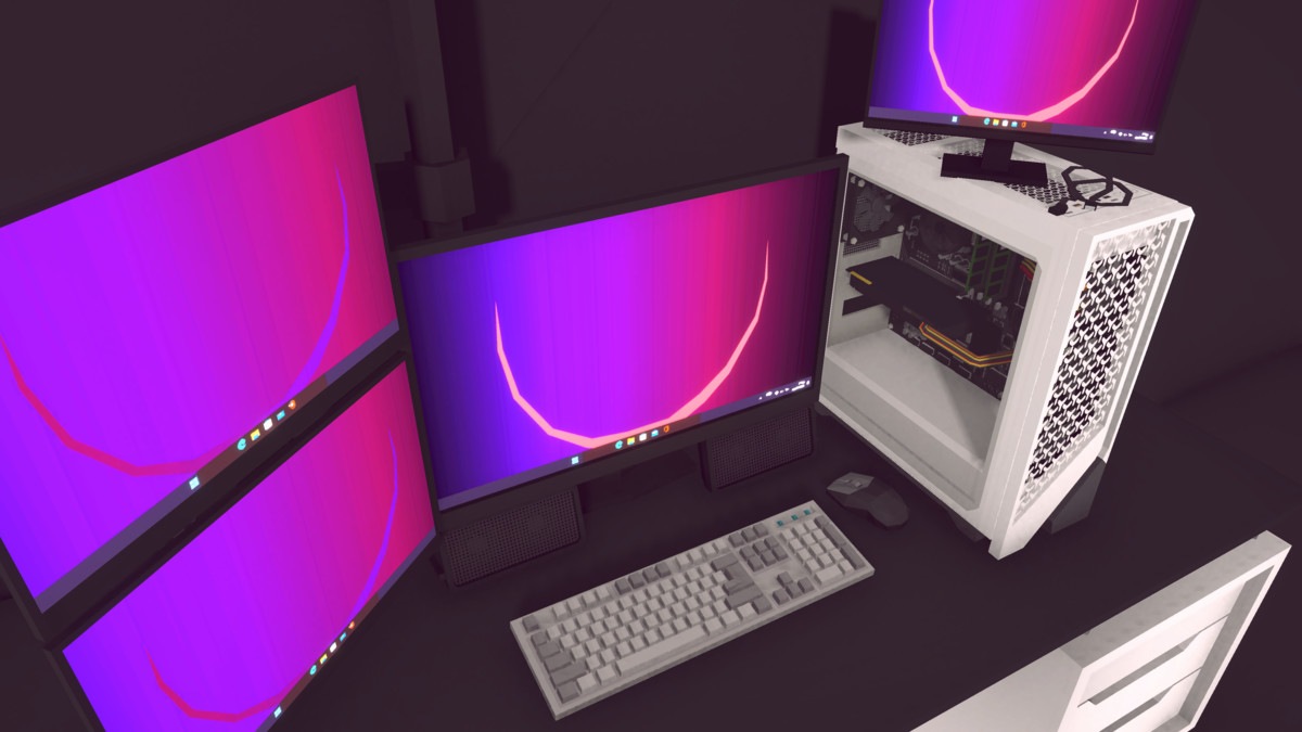 polygonal modular computer pack