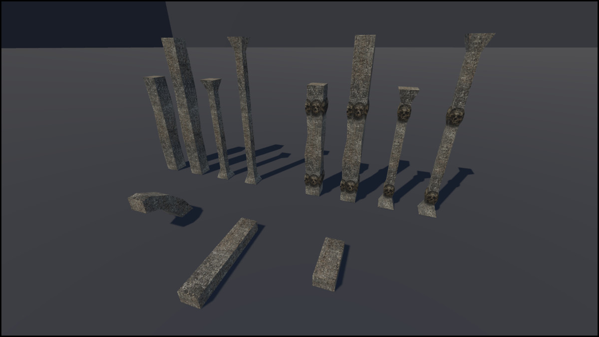 Catacombs - Retro Style Modular Environment Pack