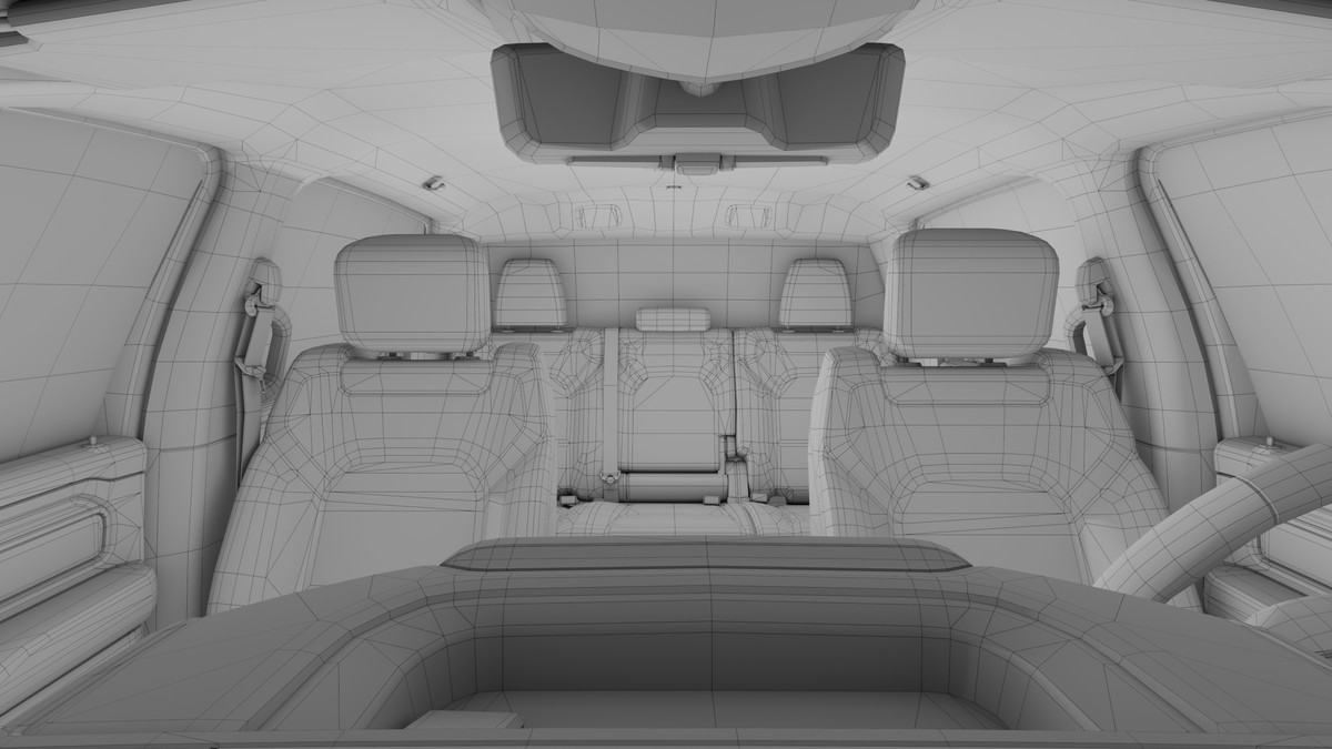 Pickup Truck 03 Grey and White URP HDRP Textures
