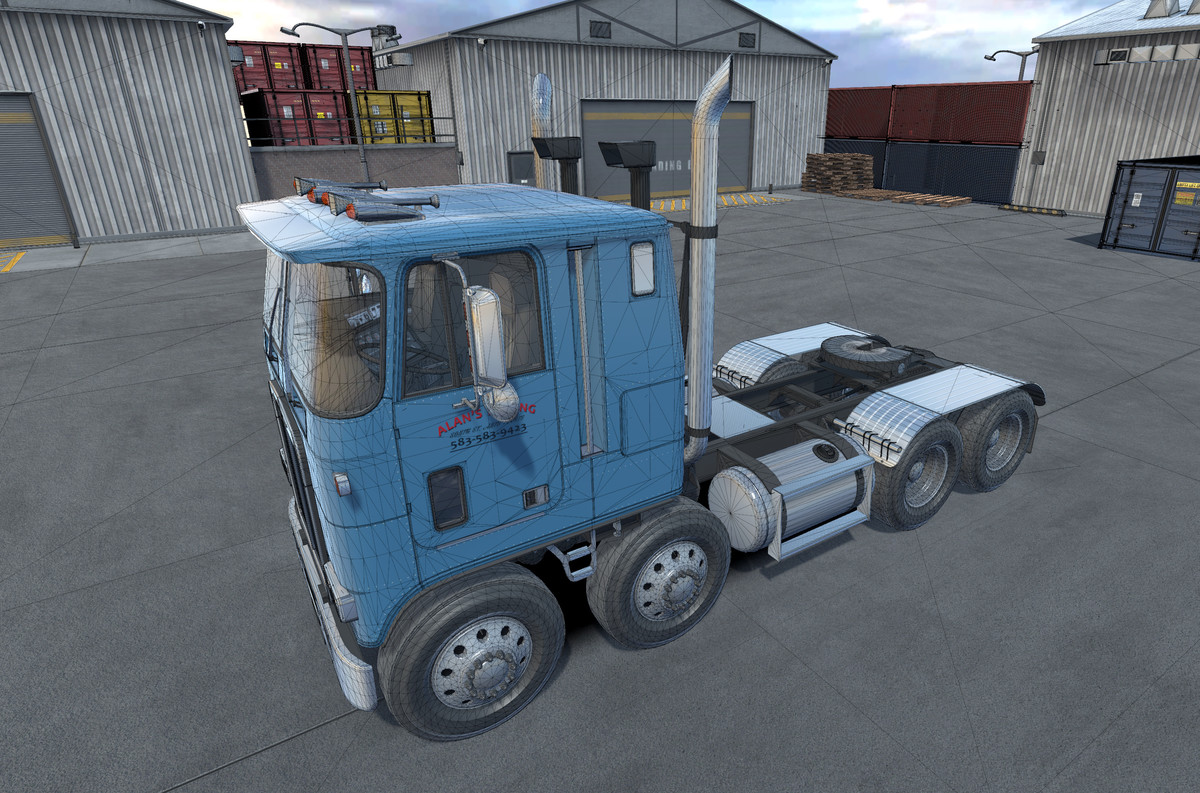 TwinSteer cabover truck