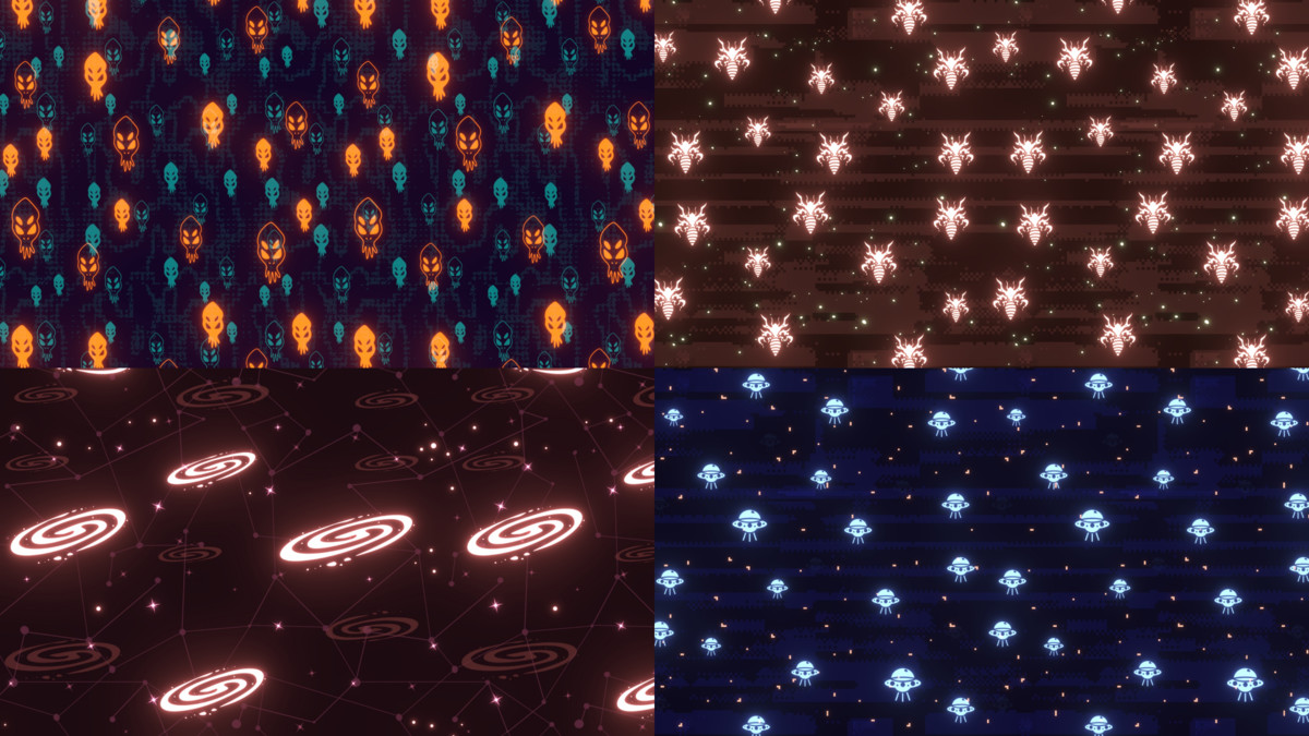 Space & Alien Background Shader