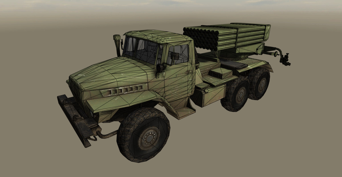 BM-21 Grad - Rocket Launcher Truck