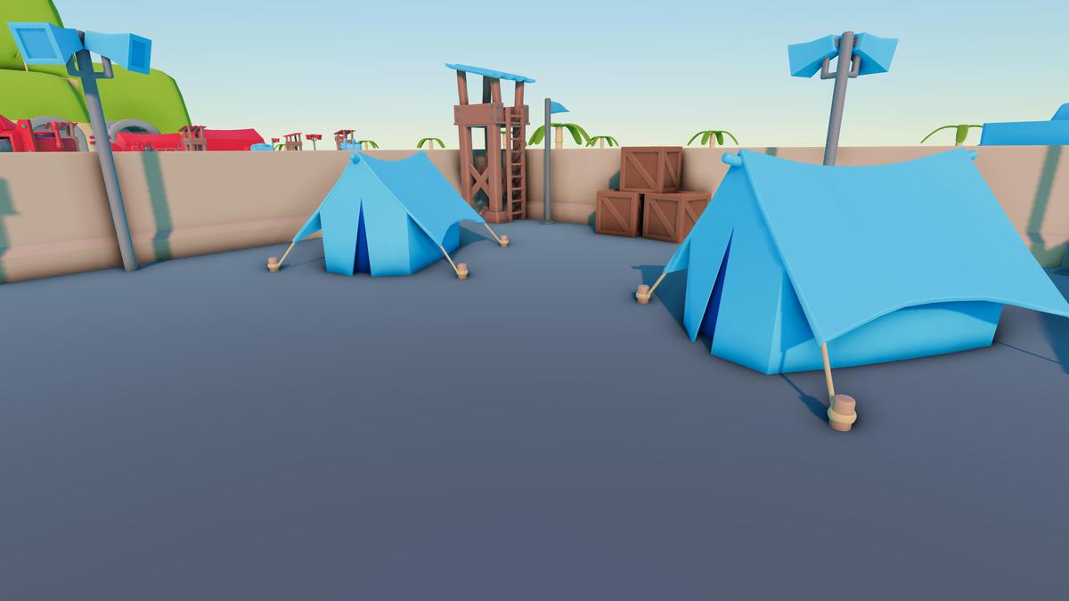 Military - Stylized Low Poly Asset Pack by Ake