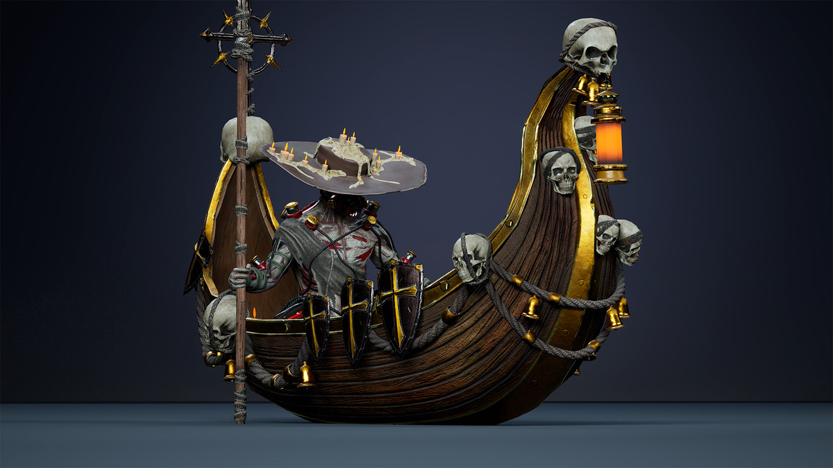 Fantasy Cyborg Boatman
