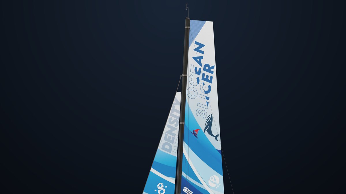 Yacht Hydrofoil Sailing Boat Blue URP HDRP Textures
