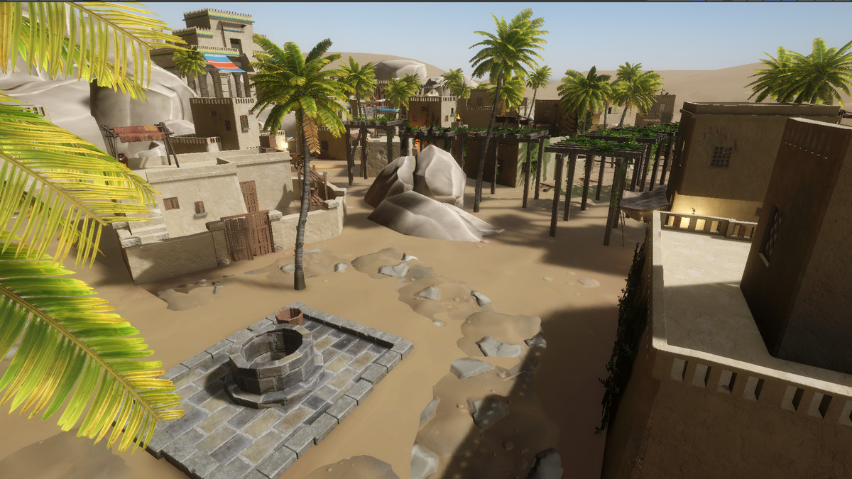 Desert Town - Stylized, Modular pack