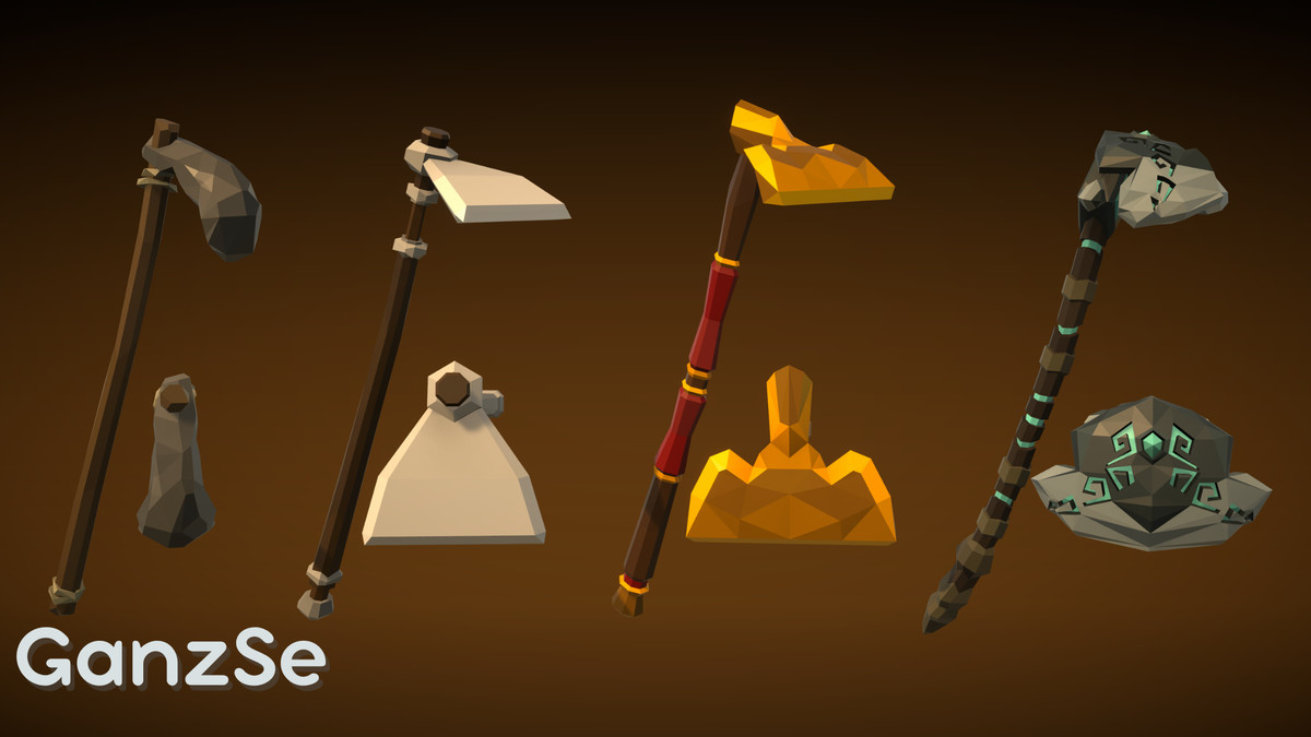 GanzSe Farming - Fantasy Low Poly Props