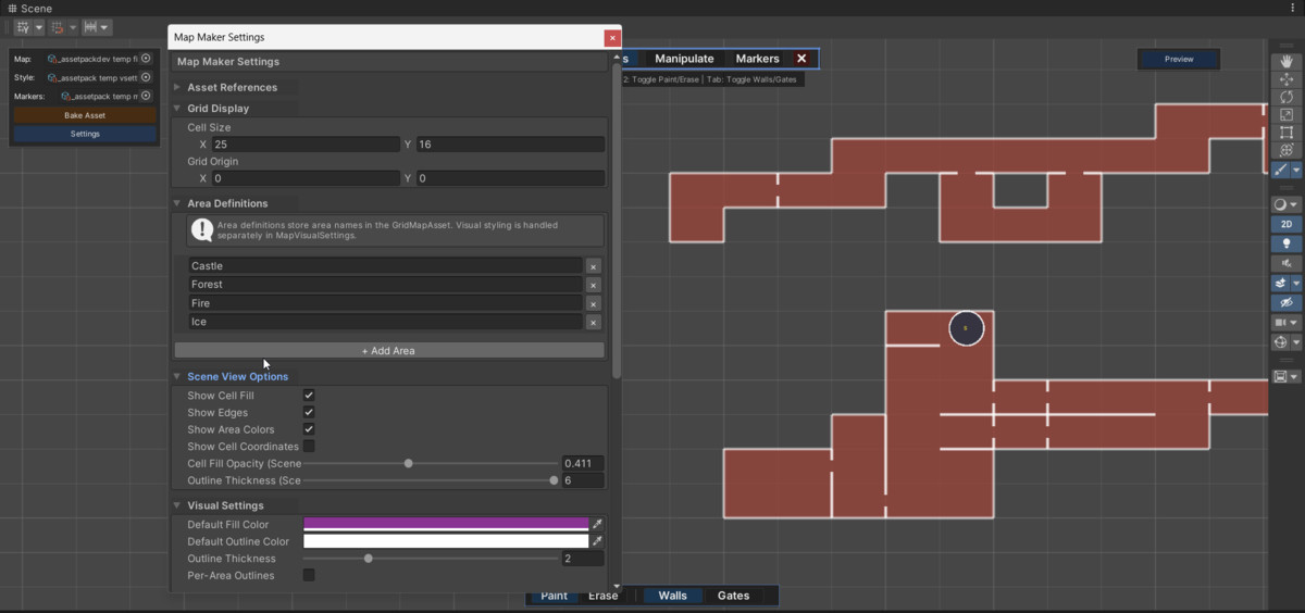2D Grid Map Maker