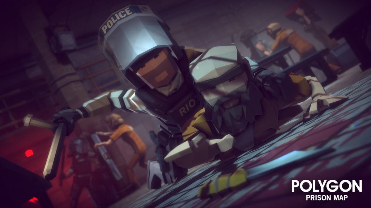POLYGON - Prison Map by Synty