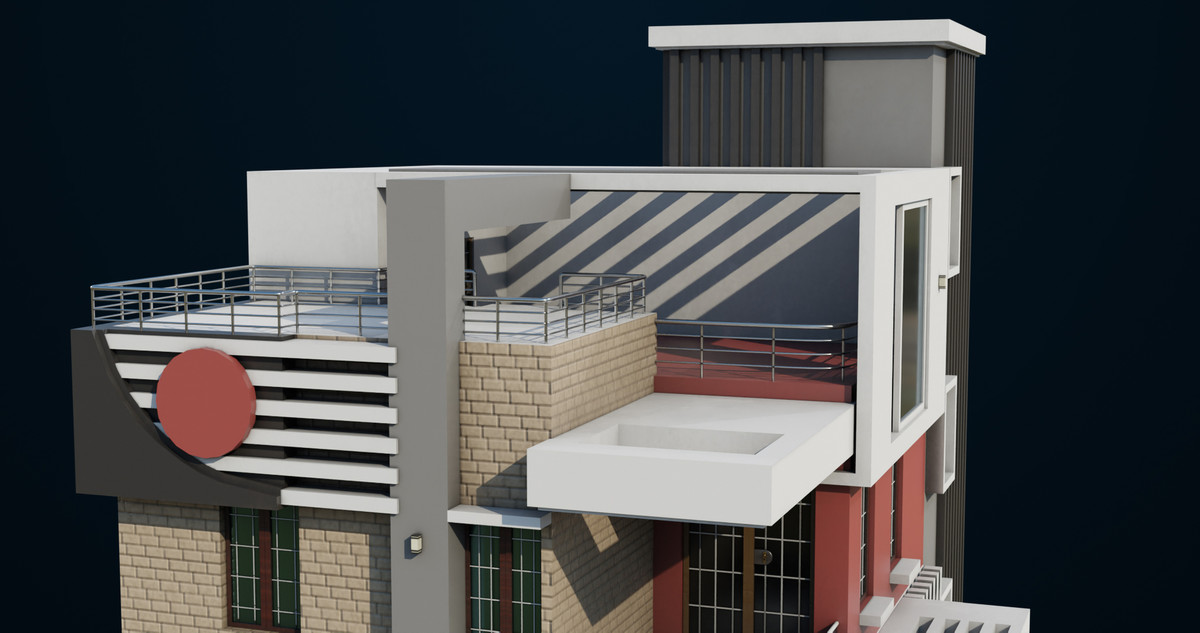 Modern House 01 URP HDRP Textures