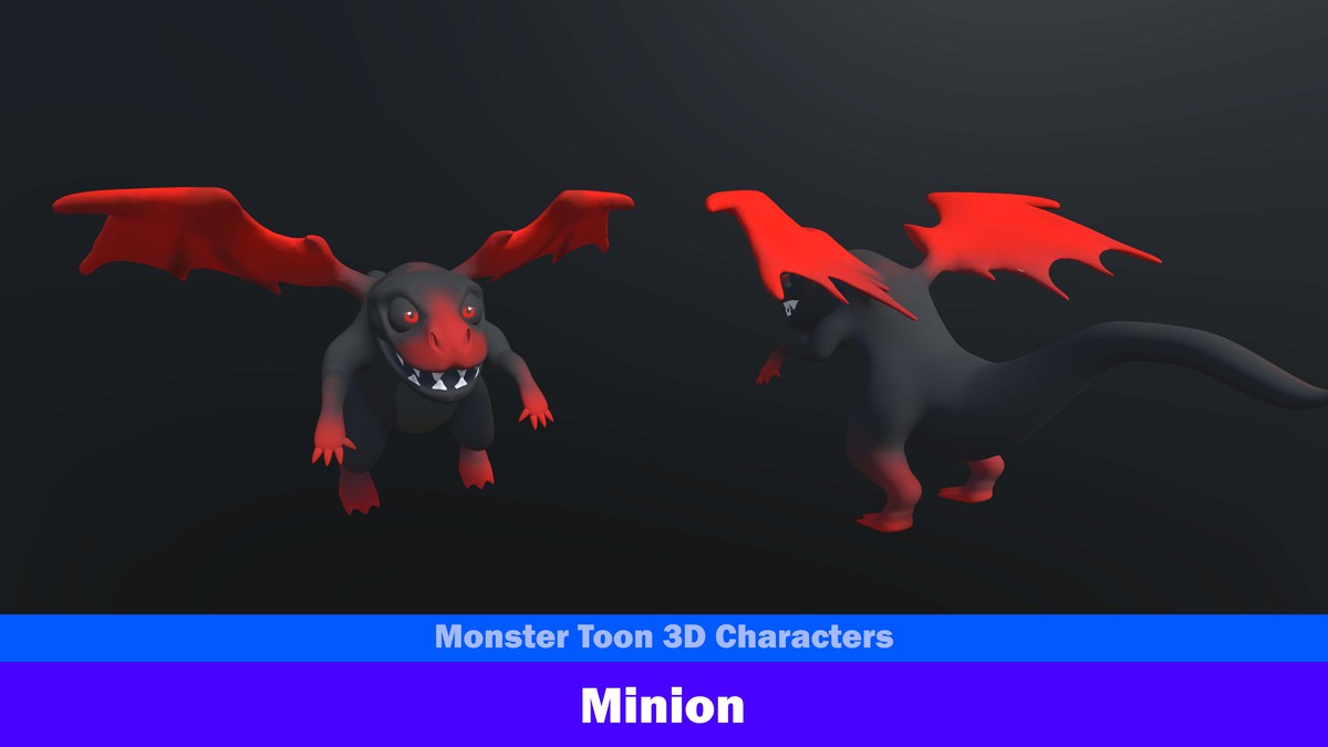 Monster Toon 3D Characters