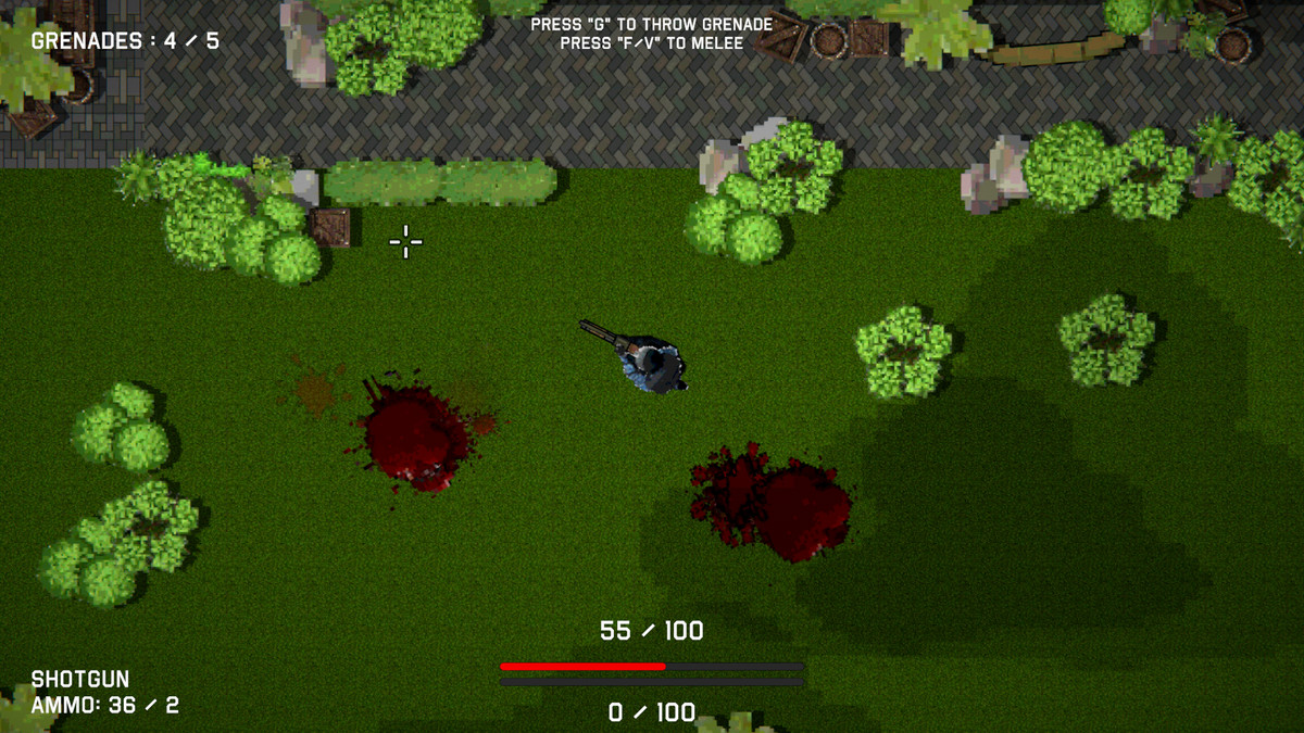 2D Top Down Advanced Tactical Shooter Full Game Example Template
