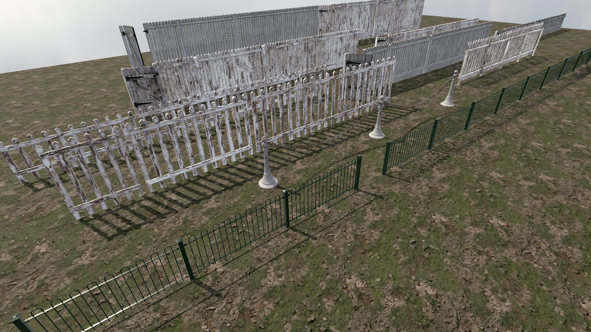 Modular Picket Fencing