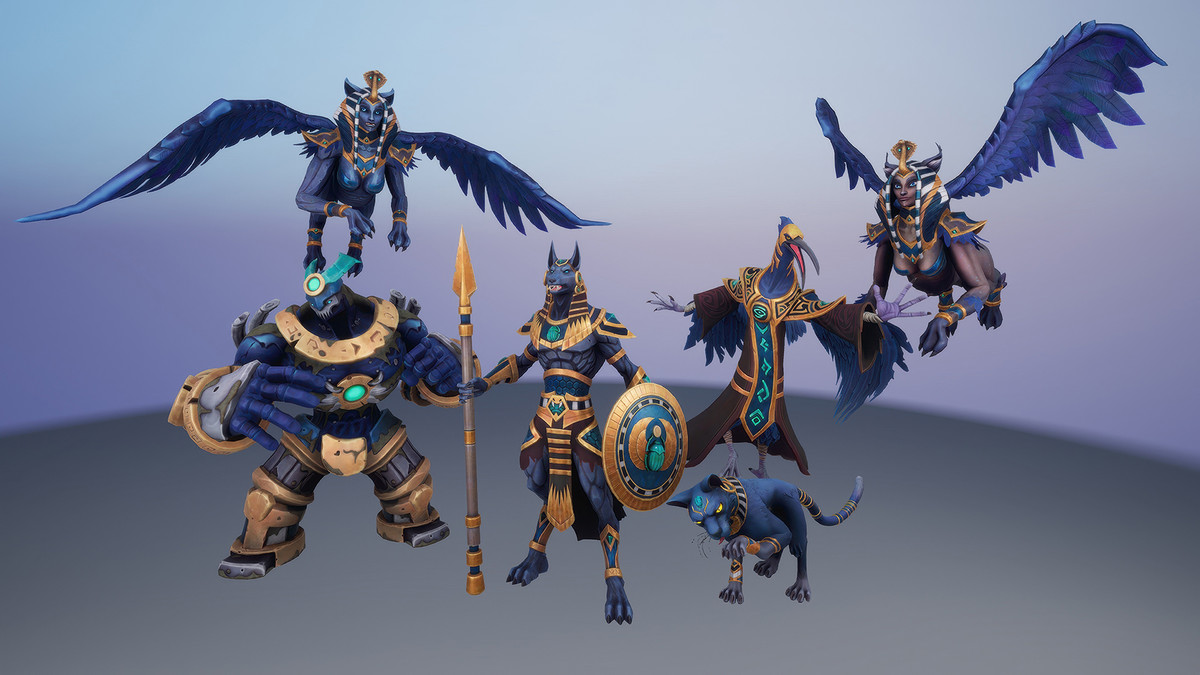 Stylized Egyptian Fantasy Characters Pack