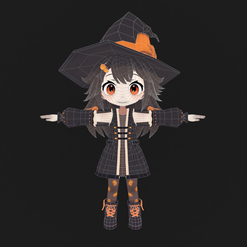 Halloween Anime Girl