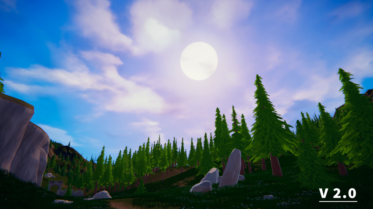 Procedural Stylized Sky 2