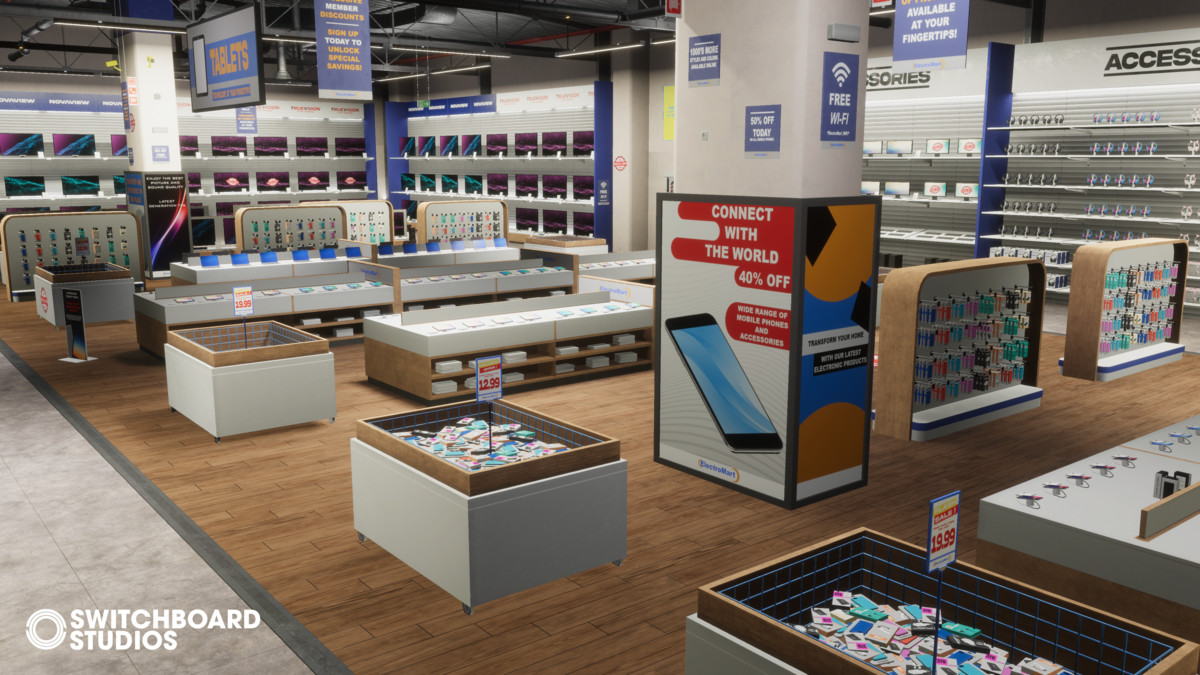 Electronics Mega Store Modular Environment