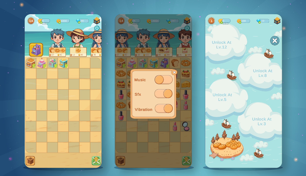 Merge Energy Kit — Complete 2D Merge Game Template