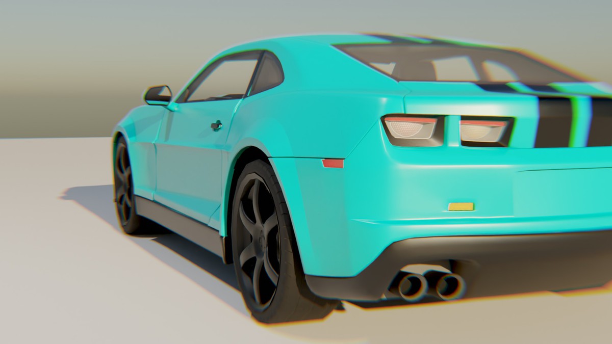 Realistic Sport Car 03
