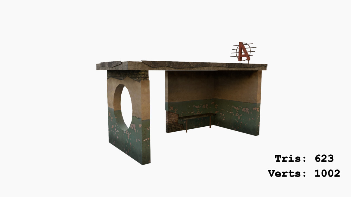 Abandoned Apocalyptic Buildings Mega Pack