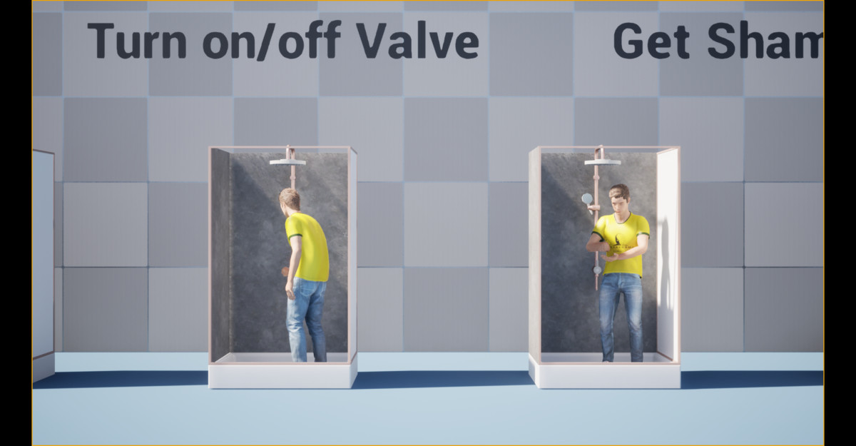 Shower NPC Animation