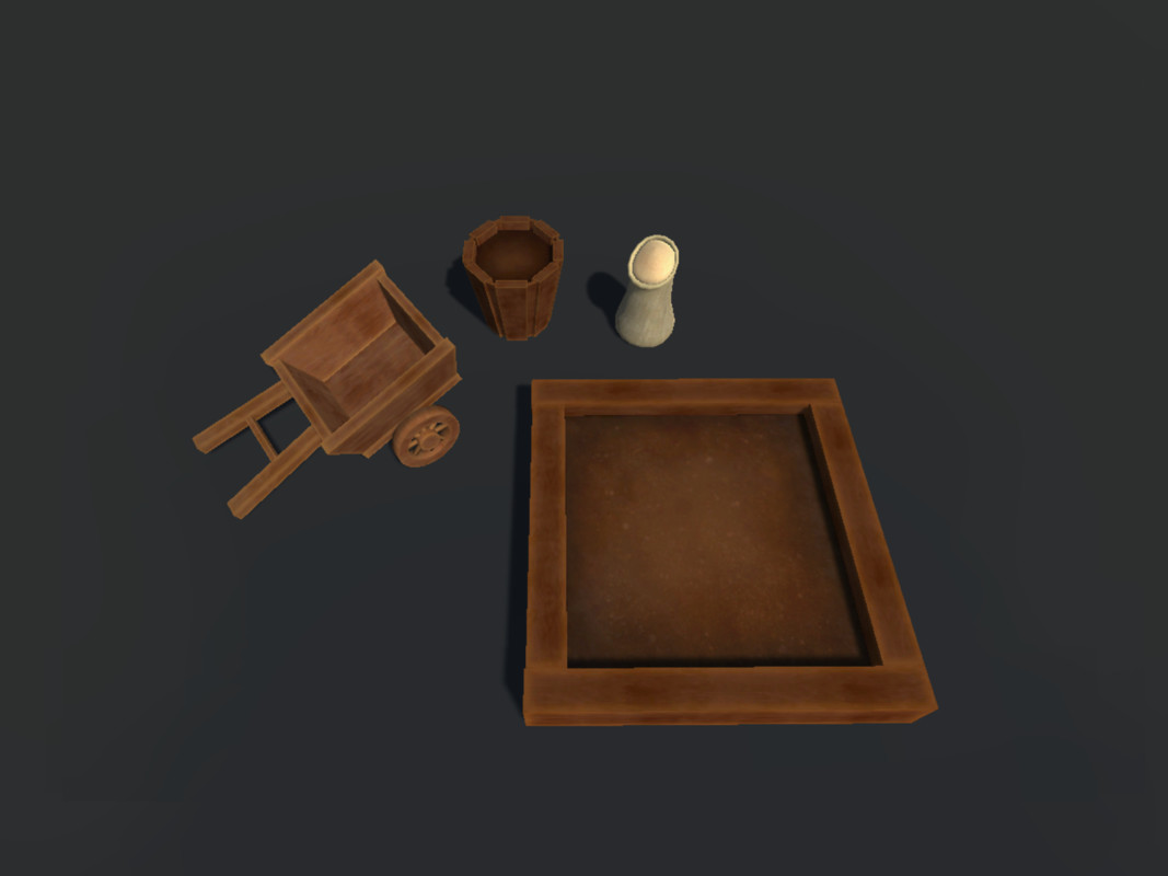 Village Life-Market and Garden