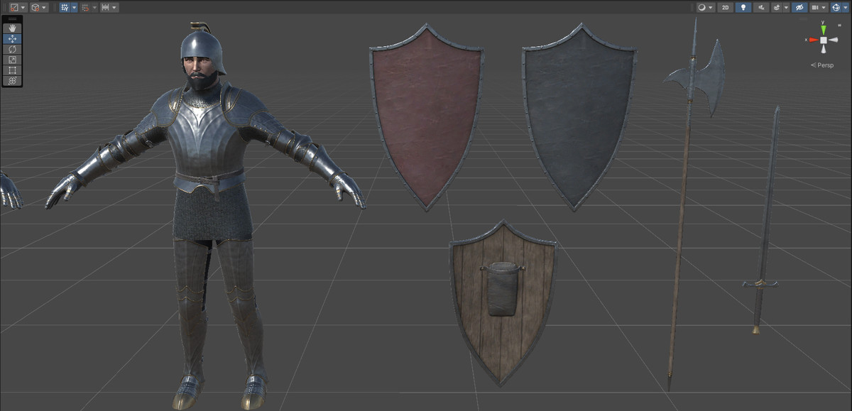 Fantasy Knight 04 Modular