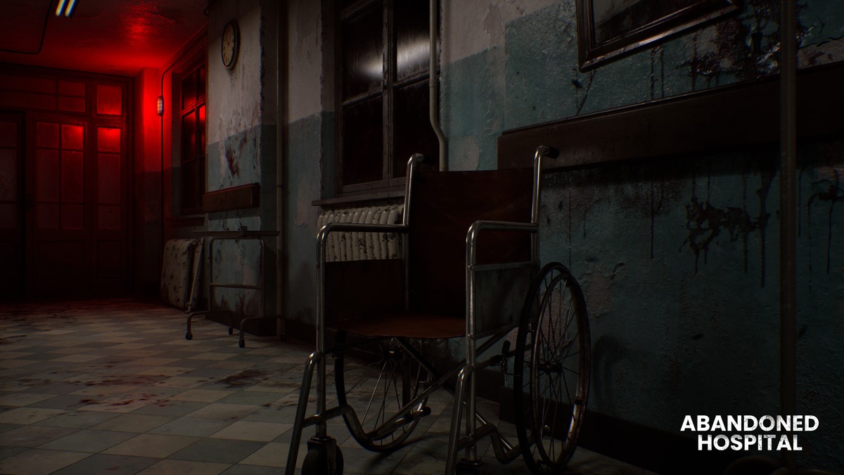 Abandoned Hospital Corridor