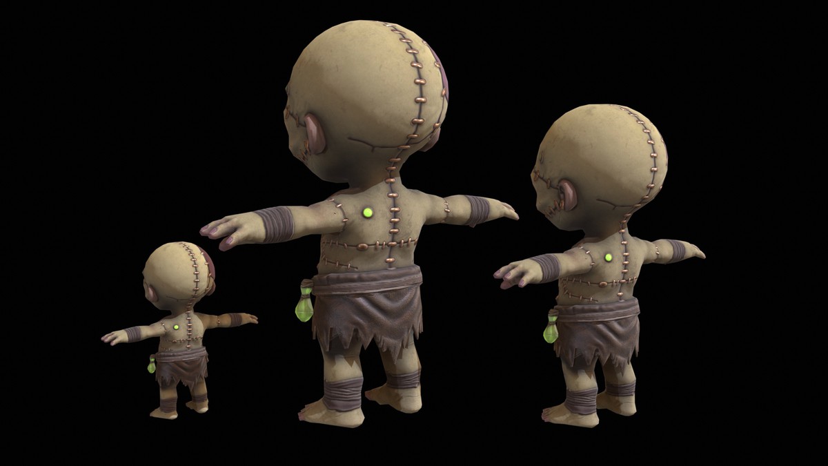 Chibi Necro Zombie Boy